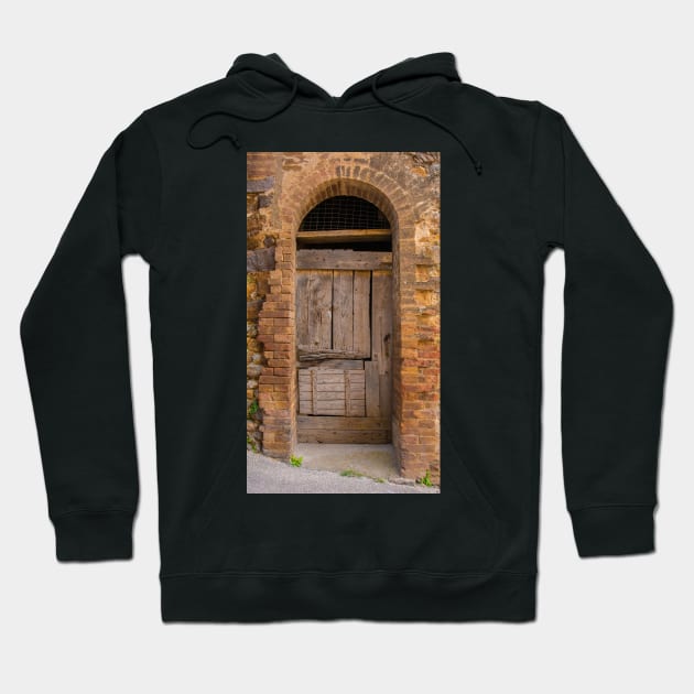 Door in San Lorenzo a Merse, Tuscany Hoodie by jojobob